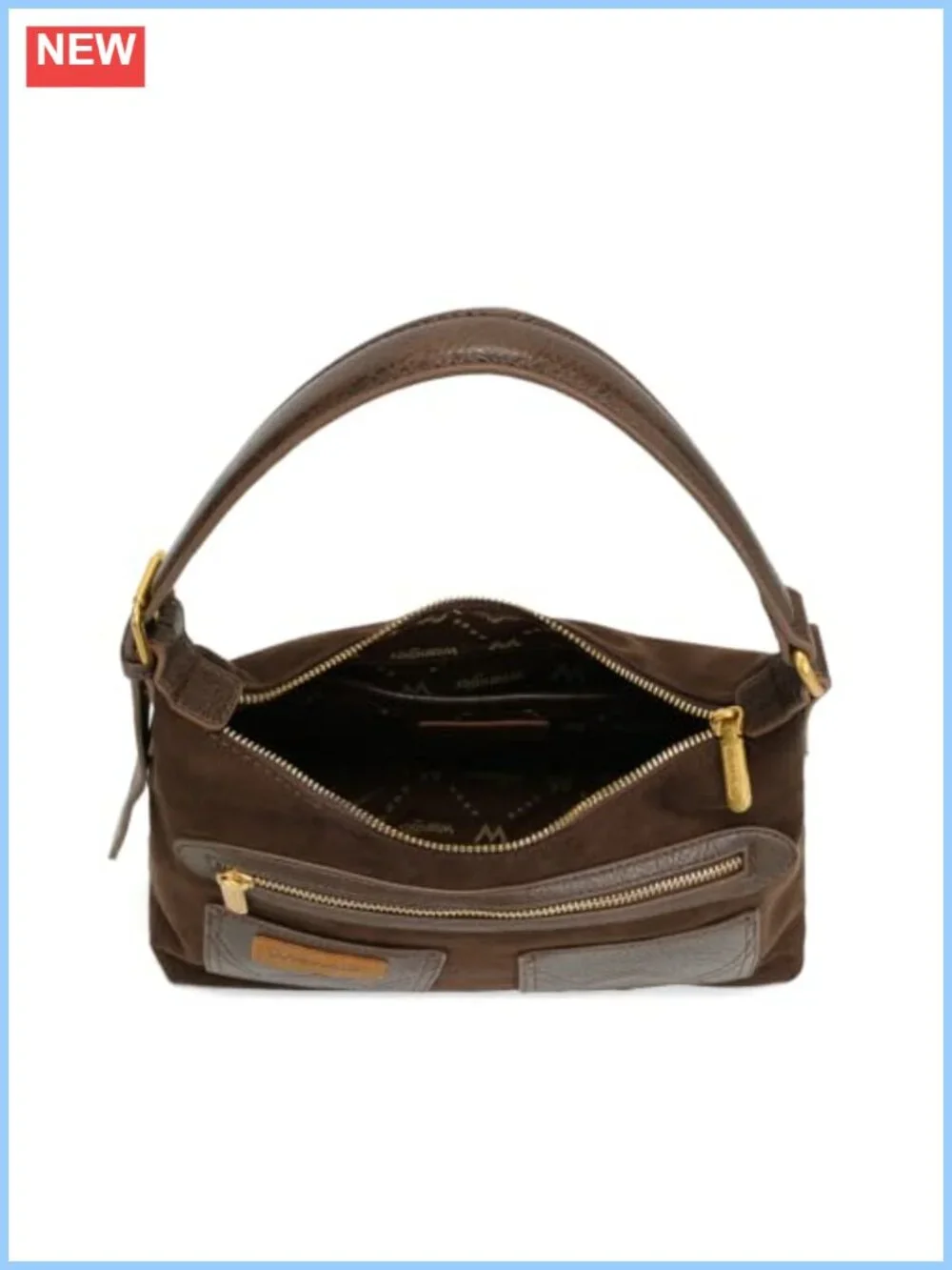 Faux Suede Hobo Bag Women Slouchy Shoulder Purse with Crossbody Strap
